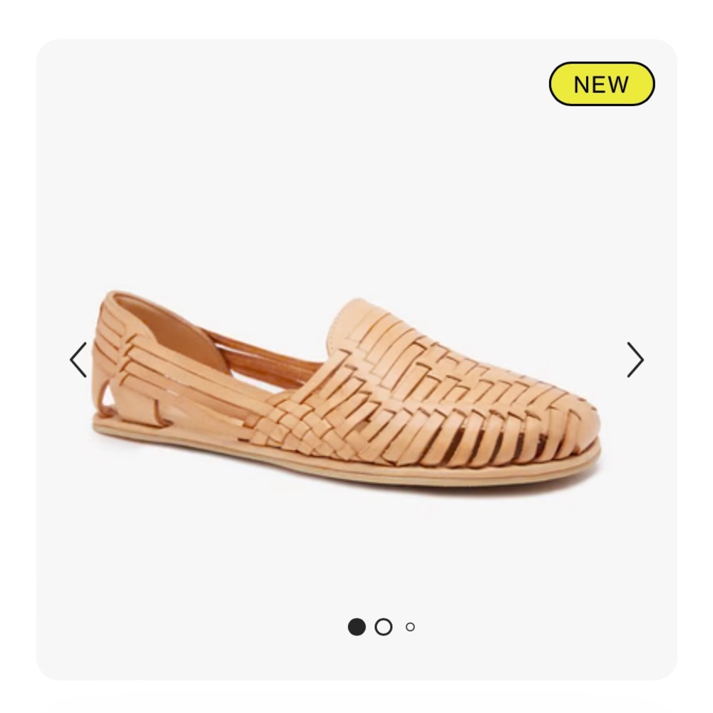 NWT Origo Huarache by Anya Slip On natural leather Women’s tan